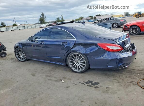 WDDLJ7DBXJA204739 2018 MERCEDES-BENZ CLS-CLASS Blue Trasero izquierdo