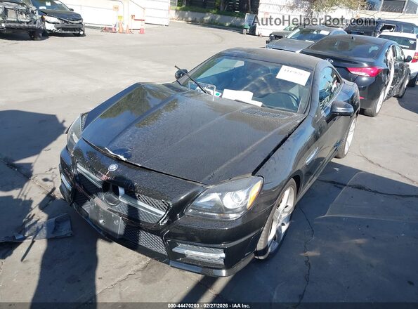 WDDPK3JA0GF124896 2016 MERCEDES-BENZ SLK 300 Black Передня ліва чверть