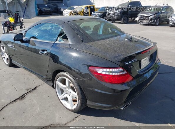 WDDPK3JA0GF124896 2016 MERCEDES-BENZ SLK 300 Black Задня ліва чверть