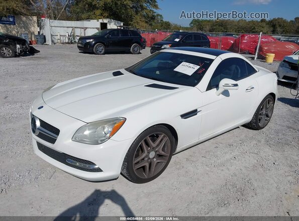 WDDPK3JA6GF117788 2016 MERCEDES-BENZ SLK 300 Белый Передняя левая четверть