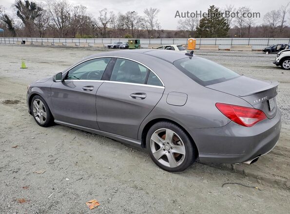 WDDSJ4EB0GN338427 2016 MERCEDES-BENZ CLA-CLASS Gray Rear left