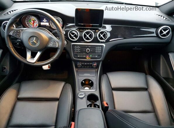 WDDSJ4EB0GN338427 2016 MERCEDES-BENZ CLA-CLASS Gray Dashboard view