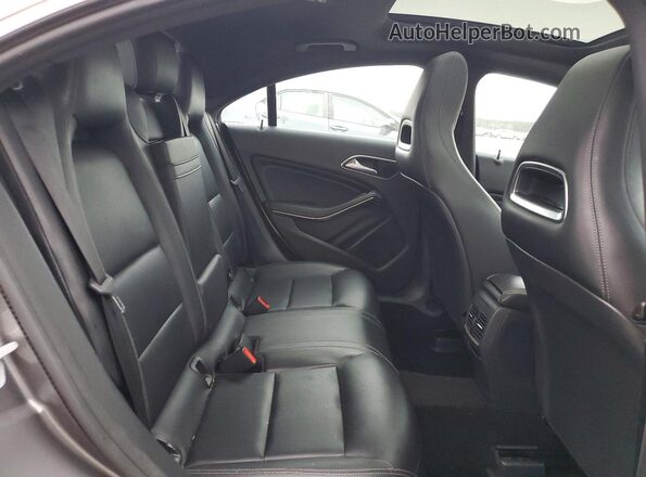 WDDSJ4EB0GN338427 2016 MERCEDES-BENZ CLA-CLASS Gray Rear seats view