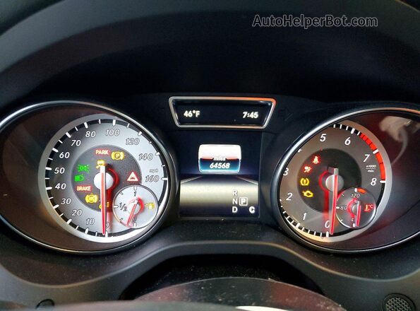 WDDSJ4EB0GN338427 2016 MERCEDES-BENZ CLA-CLASS Gray Instrument cluster view