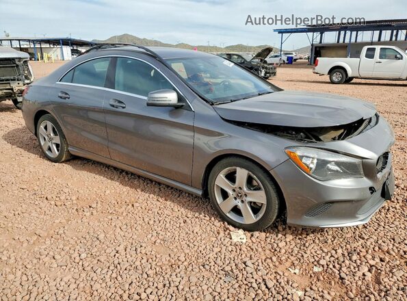 WDDSJ4EB0JN696070 2018 MERCEDES-BENZ CLA-CLASS Gray Передня права чверть