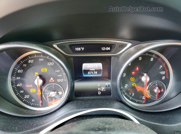 WDDSJ4EB0JN696070 2018 MERCEDES-BENZ CLA-CLASS Gray Вид щитка приладів
