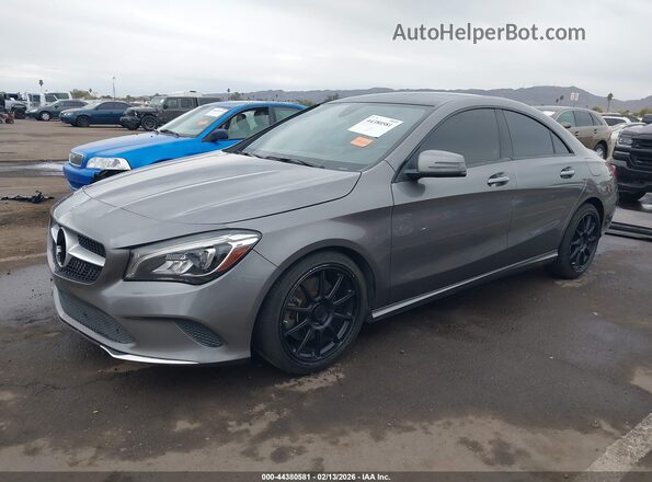 WDDSJ4EB1JN525148 2018 MERCEDES-BENZ CLA 250 Gray Vista tres cuartos delantera izquierda