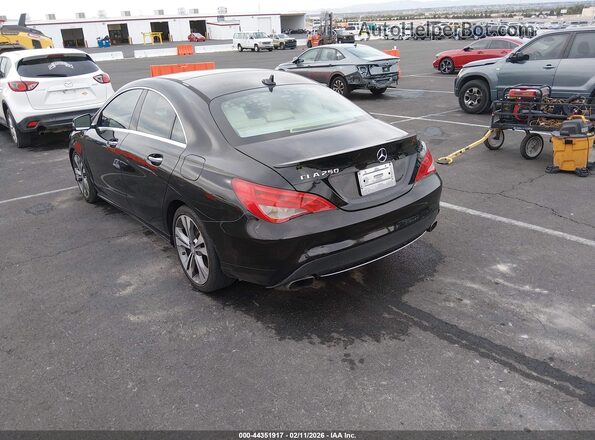 WDDSJ4EB6GN383498 2016 MERCEDES-BENZ CLA 250 Black Trasero izquierdo