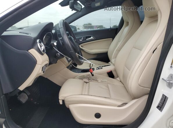 WDDSJ4EB6HN412029 2017 MERCEDES-BENZ CLA-CLASS White Vista interior delantera