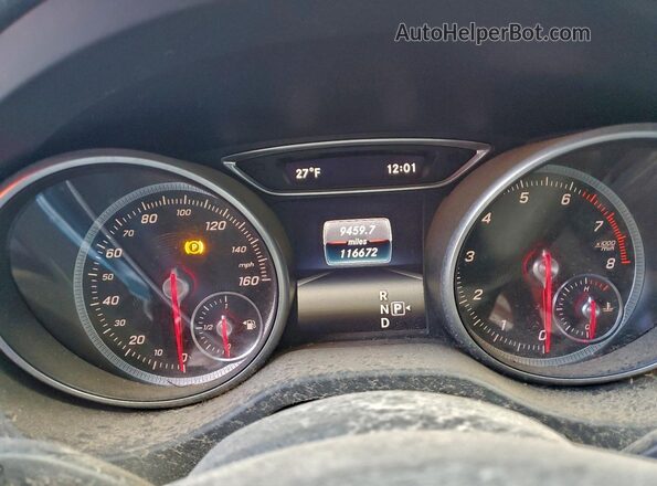 WDDSJ4EB7JN643737 2018 MERCEDES-BENZ CLA-CLASS Черный Вид щитка приборов