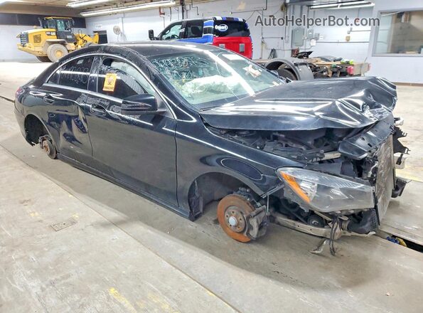 WDDSJ4EB7JN643737 2018 MERCEDES-BENZ CLA-CLASS Черный Передняя правая четверть