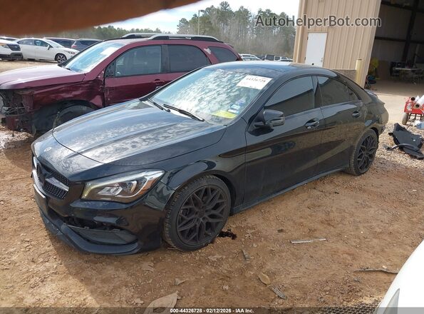 WDDSJ4EB9JN583637 2018 MERCEDES-BENZ CLA 250 Black წინა მარცხენა ხედი სამი მეოთხედიდან