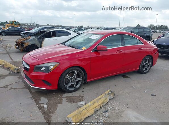 WDDSJ4EB9JN605362 2018 MERCEDES-BENZ CLA 250 Red Vista tres cuartos delantera izquierda