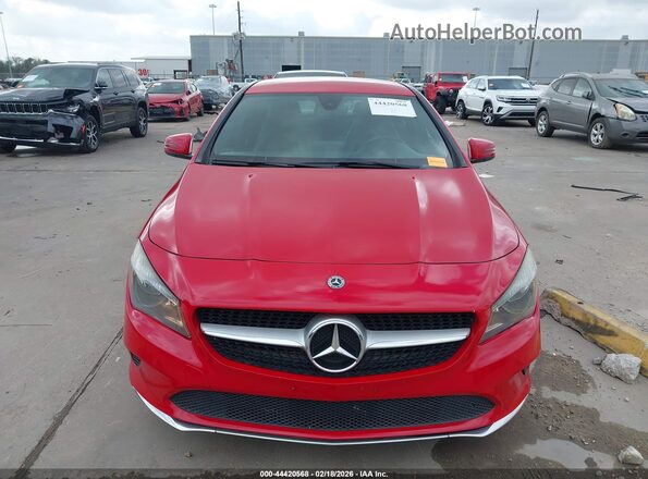 WDDSJ4EB9JN605362 2018 MERCEDES-BENZ CLA 250 Red Vista del cuadro de instrumentos
