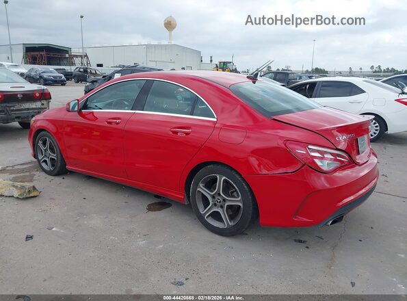 WDDSJ4EB9JN605362 2018 MERCEDES-BENZ CLA 250 Red Trasero izquierdo