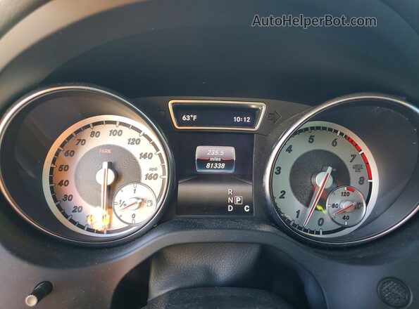 WDDSJ4EBXGN354747 2016 MERCEDES-BENZ CLA-CLASS Белый Вид щитка приборов