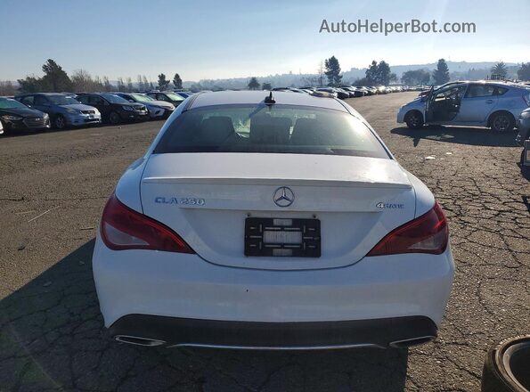 WDDSJ4GB2KN724403 2019 MERCEDES-BENZ CLA-CLASS White Vista trasera