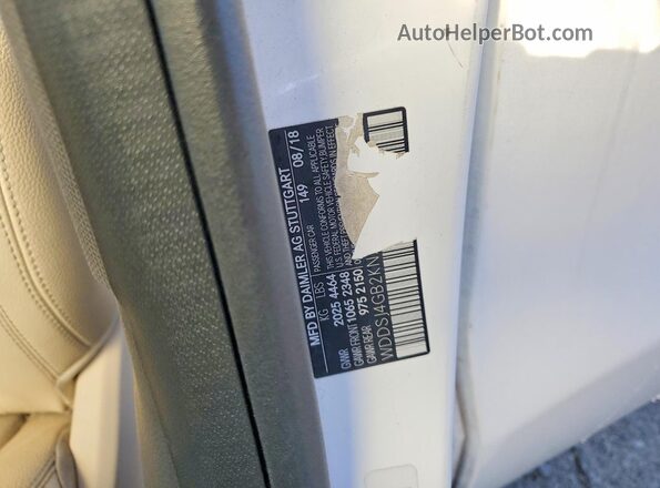 WDDSJ4GB2KN724403 2019 MERCEDES-BENZ CLA-CLASS White Vista del compartimento del motor