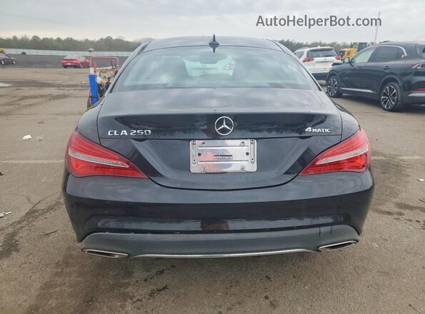 WDDSJ4GB7JN643153 2018 MERCEDES-BENZ CLA-CLASS Black Widok z tyłu