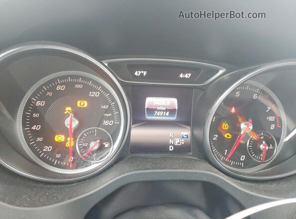 WDDSJ4GB7JN643153 2018 MERCEDES-BENZ CLA-CLASS Black Widok zestawu wskaźników