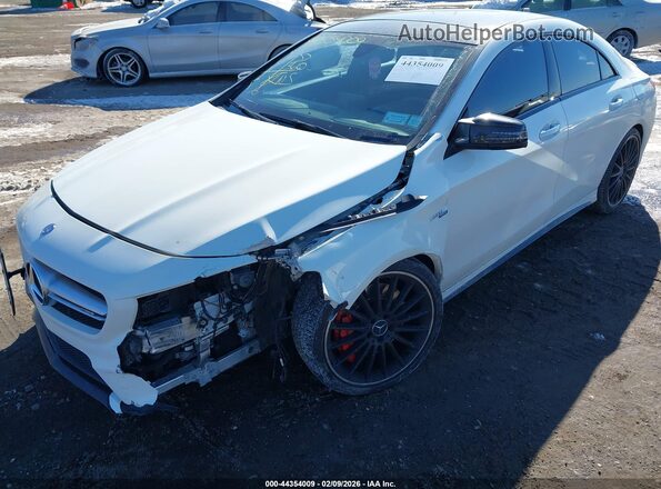 WDDSJ5CB3GN345557 2016 MERCEDES-BENZ AMG CLA 45 Белый Передняя левая четверть
