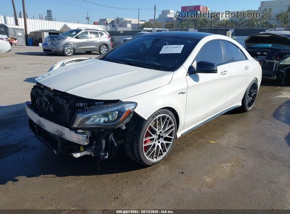 WDDSJ5CB4JN568181 2018 MERCEDES-BENZ AMG CLA 45 White Front left