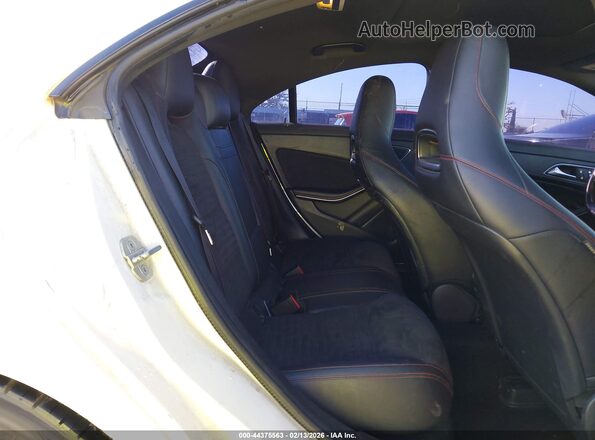 WDDSJ5CB4JN568181 2018 MERCEDES-BENZ AMG CLA 45 White VIN sticker view
