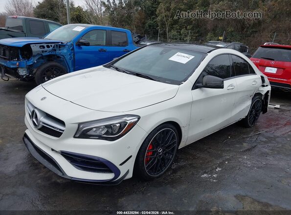 WDDSJ5CB6JN547820 2018 MERCEDES-BENZ AMG CLA 45 White Front left