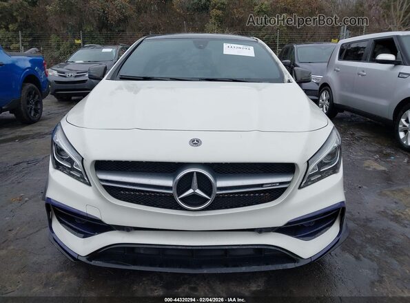 WDDSJ5CB6JN547820 2018 MERCEDES-BENZ AMG CLA 45 White Instrument cluster view