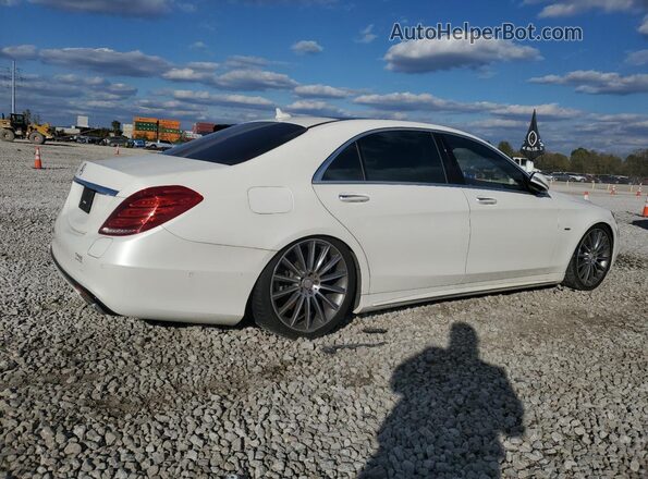 WDDUG6DB4HA294767 2017 MERCEDES-BENZ S Белый Задняя правая четверть