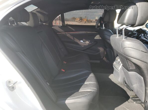 WDDUG6DB4HA294767 2017 MERCEDES-BENZ S Белый Вид задних сидений