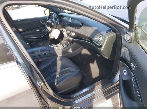 WDDUG6DB7GA234948 2016 MERCEDES-BENZ S 550 PLUG-IN HYBRID Gray Вид салону спереду