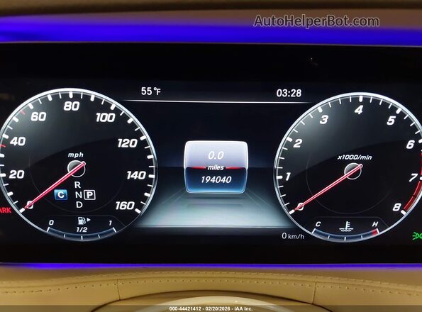 WDDUG6EB0JA345864 2018 MERCEDES-BENZ S-CLASS Navy 