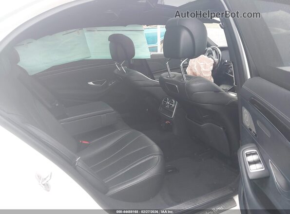 WDDUG6EB7JA364038 2018 MERCEDES-BENZ S-CLASS White Vista de la etiqueta del VIN
