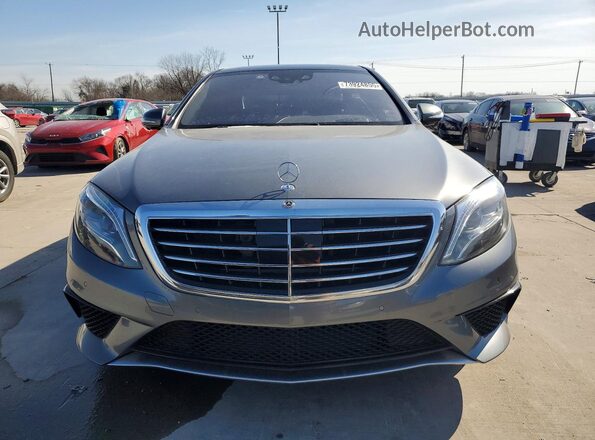 WDDUG7JB3HA317191 2017 MERCEDES-BENZ S Charcoal Front view