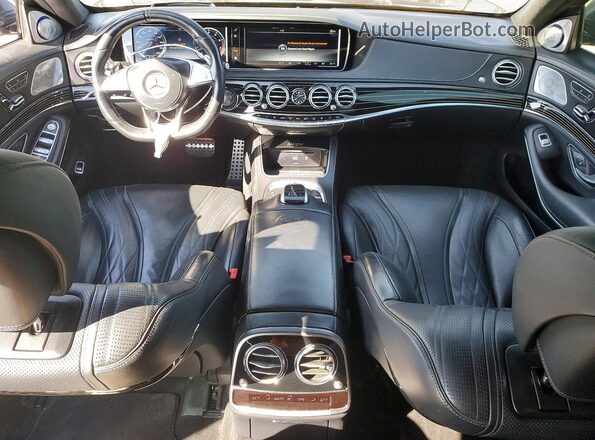 WDDUG7JB3HA317191 2017 MERCEDES-BENZ S Charcoal Dashboard view