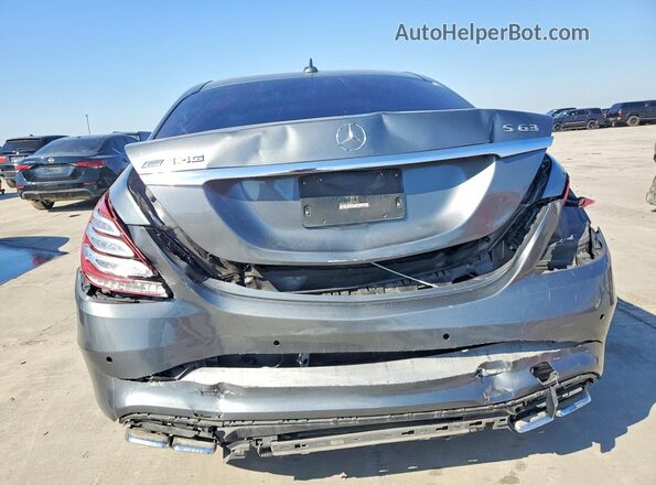 WDDUG7JB3HA317191 2017 MERCEDES-BENZ S Charcoal Rear view