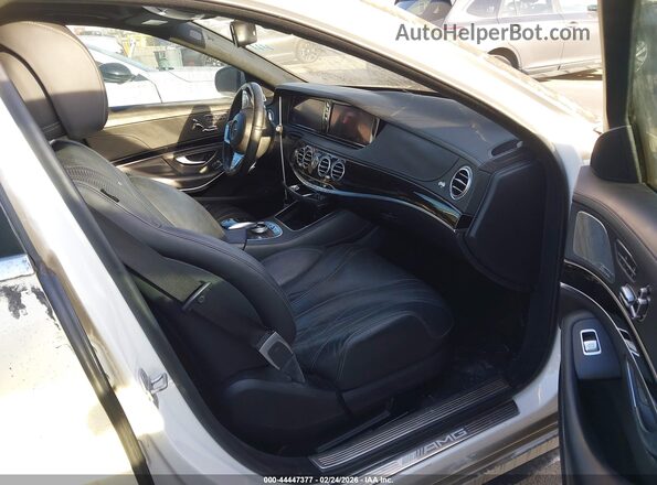 WDDUG7JB8HA289372 2017 MERCEDES-BENZ AMG S 63 Cream Front interior view