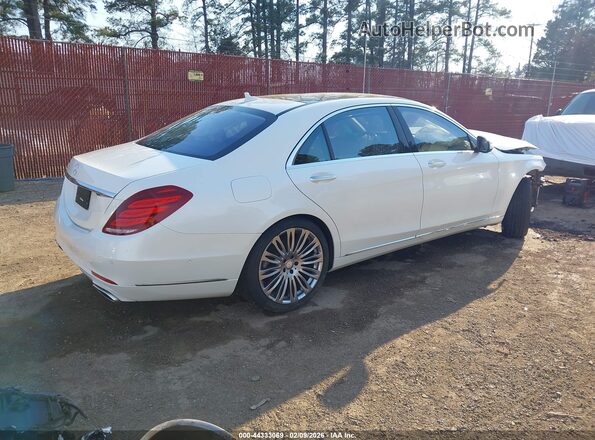 WDDUG8CB1HA306032 2017 MERCEDES-BENZ S-CLASS White Задня права чверть