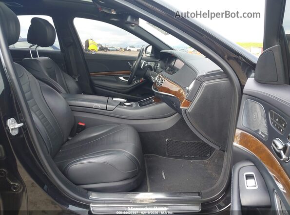 WDDUG8CB4HA323178 2017 MERCEDES-BENZ S-CLASS Black Vista interior delantera