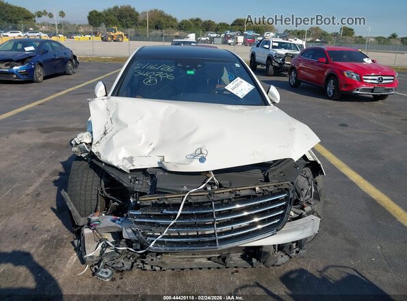 WDDUG8CB6GA236168 2016 MERCEDES-BENZ S-CLASS Белый Вид задней части салона