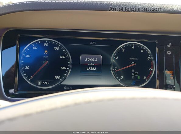 WDDUG8CB6HA313302 2017 MERCEDES-BENZ S-CLASS Белый 