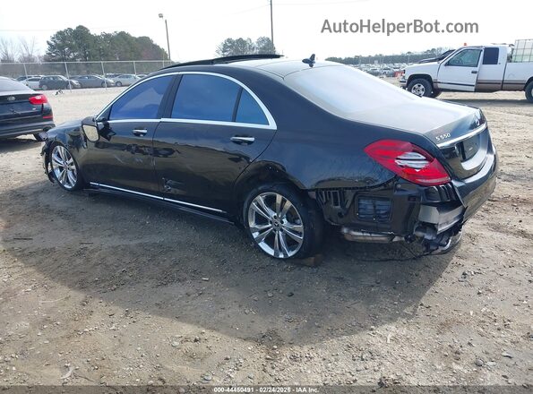 WDDUG8CB7HA335681 2017 MERCEDES-BENZ S-CLASS Black Tył lewy