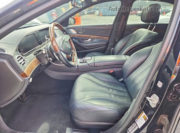 WDDUG8CB8GA220280 2016 MERCEDES-BENZ S Black Widok wnętrza z przodu