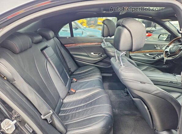 WDDUG8CB8GA220280 2016 MERCEDES-BENZ S Black Widok tylnych siedzeń