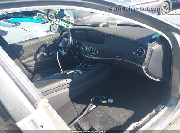 WDDUG8DB0KA484505 2019 MERCEDES-BENZ S-CLASS Gray Вид салону спереду