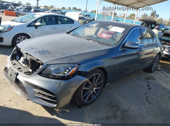 WDDUG8DB0KA484505 2019 MERCEDES-BENZ S-CLASS Gray Передня ліва чверть