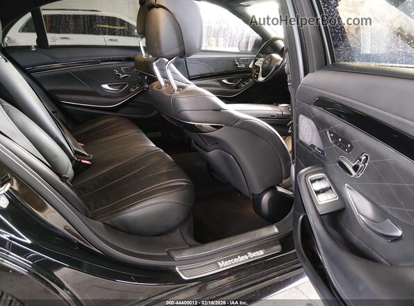 WDDUG8DB1JA384847 2018 MERCEDES-BENZ S-CLASS Black Widok naklejki z numerem VIN