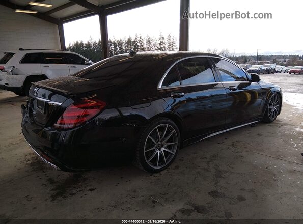 WDDUG8DB1JA384847 2018 MERCEDES-BENZ S-CLASS Black Tył prawy