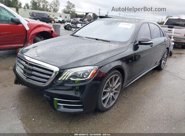 WDDUG8DB1KA444157 2019 MERCEDES-BENZ S-CLASS Черный Передняя левая четверть